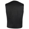 Men Gothic Wool Waistcoat Vest Black 